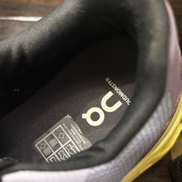 ON Brand Cloud Cloudmonster Nimbus Blue/Green Women's Running Shoes size 7.5 - Picture 6 of 7